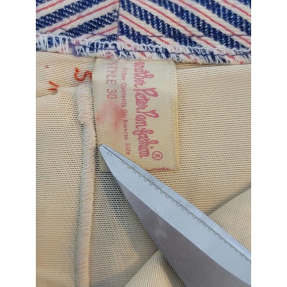 Vtg Custom USA Sequin Embroidered Shorts - Picture 8 of 12